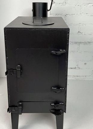 Піч-буржуйка mzavod bp-50v 3мм з варильною поверхнею