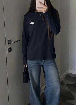 Хлопковый лонгслив dkny