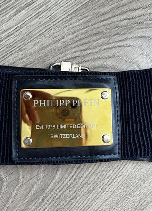 Philip plein пояс ремінь батал шкіряні вставки