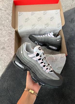 Кроссовки nike air max 95 grey pink foam v2 арт 0433