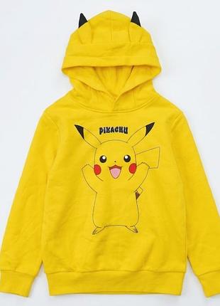 Худи для девочки c&amp;a pokémon пикачу с начесом и ушками bs001564