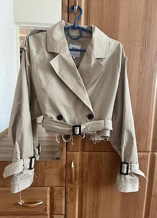 Тренч короткий zara