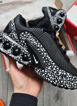 Стильные кроссовки nike air max dn safari black white