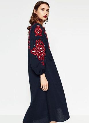 Сукня вишиванка zara