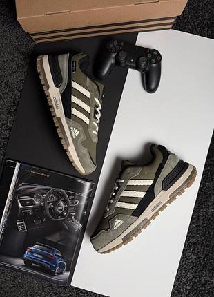 Чоловічі кросівки adidas zx 750 olive black