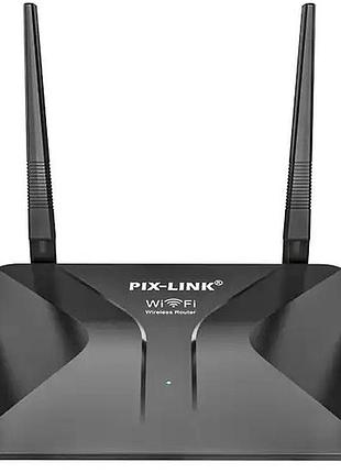 Pix-link lv-wr50q высокоскоростной wi-fi маршрутизатор на 6 антенн, 300 мбит/с / роутер wifi / маршрутизатор