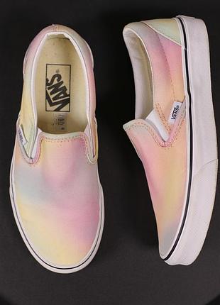Цветные кеды слипоны vans classic slip-on