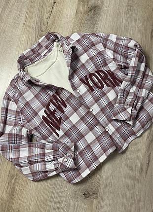Комплект з рубашки та футболки zara