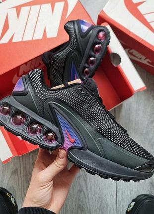 Стильні кросівки nike air max dn all night black purple