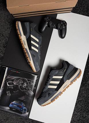 Чоловічі кросівки adidas zx 750 grey black white