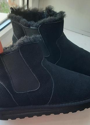Замшеві чоботи під ugg