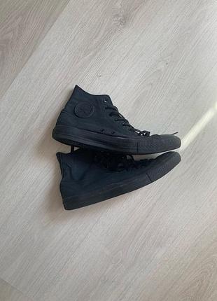 Оригінальні високі кеди converse chuck taylor all star чорні монохром, розмір 44 (28.5 см)