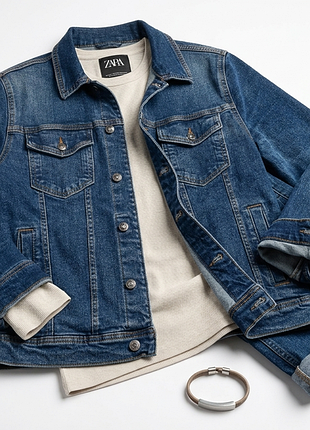 Куртка жакет унисекс от бренда zara