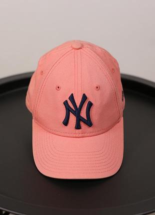 Дитяча бейсболка new era коралово-рожевого кольору