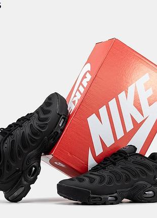 Стильные кроссовки nike air max plus drift black