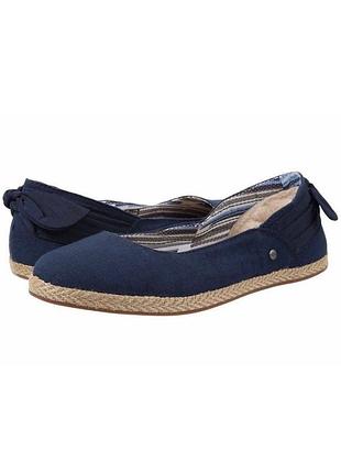 Еспадрильї-балетки ugg оригінал (стиль espadrille flats) на маленьку ніжку