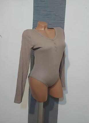 Боді лонгслів рубчик 🛍 2