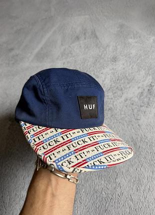 Кепка huf fuck it пʼятипанелька made isn usa