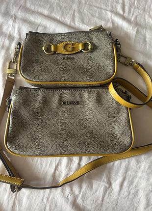 Сумка коричнева guess