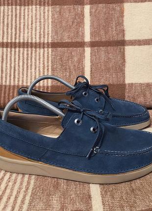 Мужские туфли топсайдеры clarks
