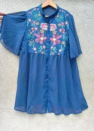 Шифонова блуза,р50-52💙💙💙