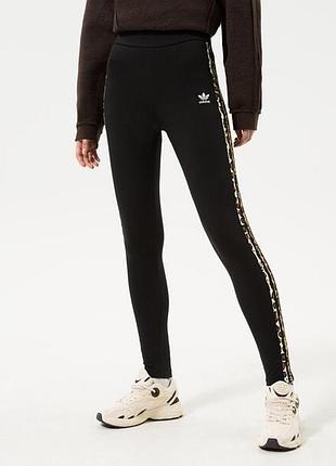 Женские хлопковые леггинсы adidas