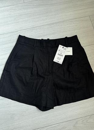 Шорти льняні  zara, нові з бірками