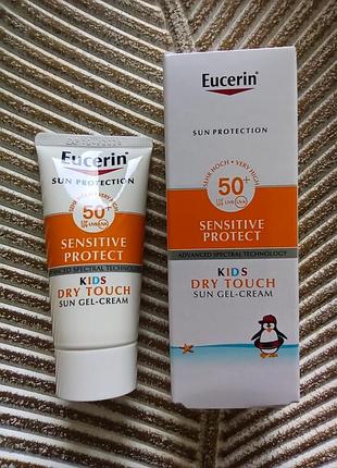🏊‍♀️ультралегкий солнцезащитный крем-гель для детей от 3 месяцев eucerin sun sensitive protect kids gel cream spf50