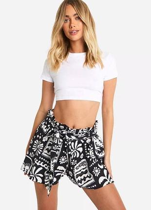 Шорти міні boohoo принтовані