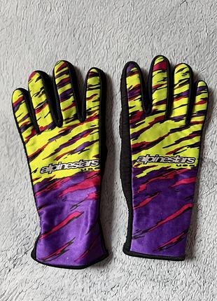 Перчатки alpinestars вінтажні, italy, s розмір