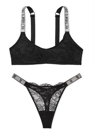 Комплект білизни топ+трусики victoria’s secret оригінал