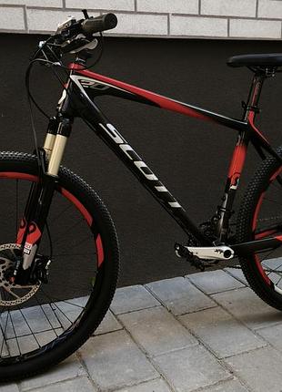 Велосипед карбоновий scott 26к,рама l