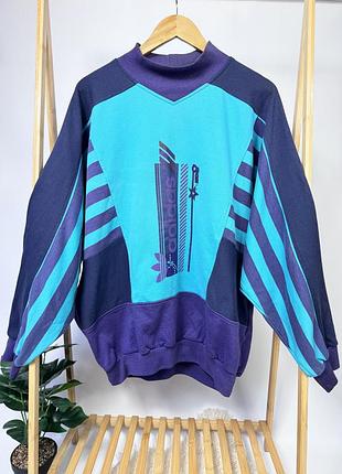 Вінтажний світшот кофта adidas vinatge оригінал oversize розмір xl