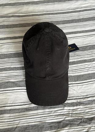 Чорна кепка polo ralph lauren