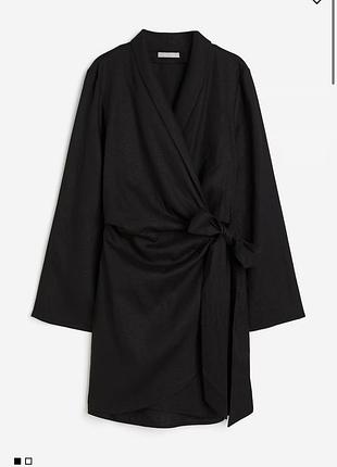 Сукня на запах чорна h&m