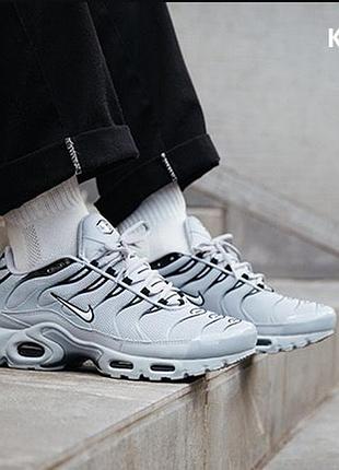 Стильные кроссовки nike air max plus wolf grey