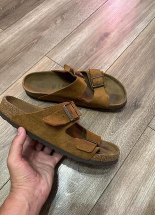 Чоловічі ортопедичні сандалі тапочки birkenstock arizona