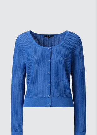 Uniqlo : c — кардиган із бавовняної суміші тонкої в’язки