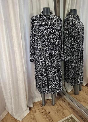 Комфортное с пояском платье 👗 рубашка большого размера