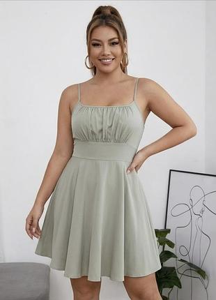 Сукня сарафан на брителях від shein 4xl