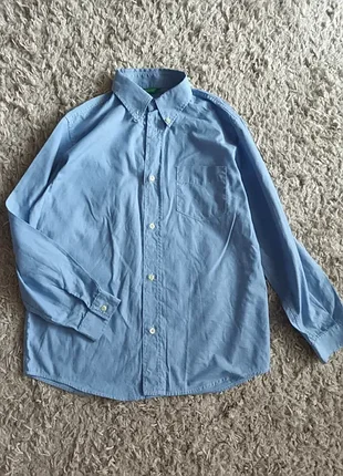 Голуба котонова сорочка benetton 152