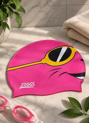 Фирменная шапочка для плаванья zoggs