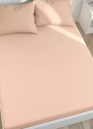 Простынь на резинке 100% коттон