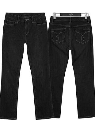 Жіночі оригінальні графітові/темно-сірі джинси calvin klein jeans (skinny, w30 l10)