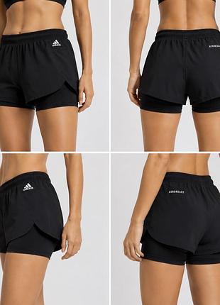 Шорти adidas aeroready оригінал | жіночі | розмір s | чорні