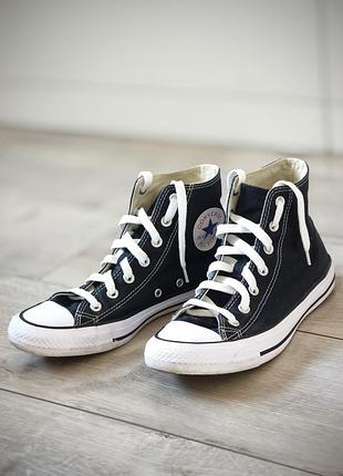Кеди чорні converse chuck taylor all star