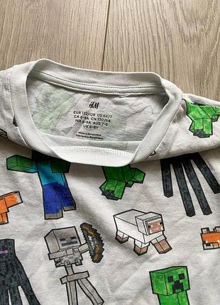 Дитяча кофта minecraft 122/128 см, світшот для хлопчика