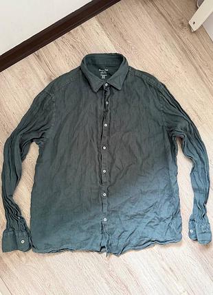 Сорочка massimo duti оригінал льон