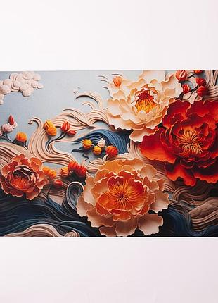 Коврик диатомитовый универсальный 58*38 см с 3d-эффектом yiwu hp-42-109