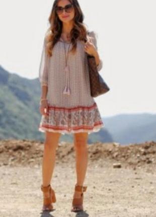 Полупрозрачное пляжное платье forever 21